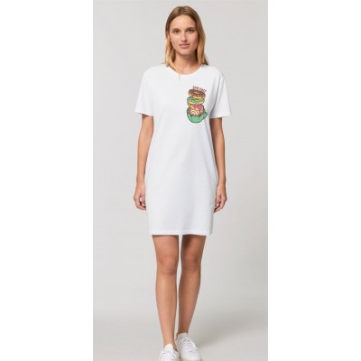 Дамска тениска рокля MadColors - Good Vibes